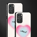 virgo minimalistic glass case for redmi note 10 image-2