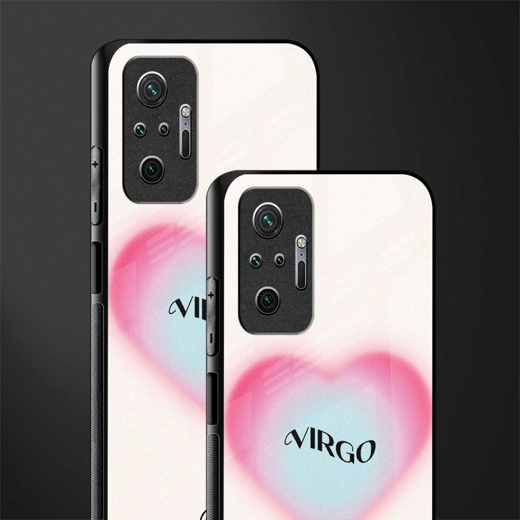 virgo minimalistic glass case for redmi note 10 pro image-2