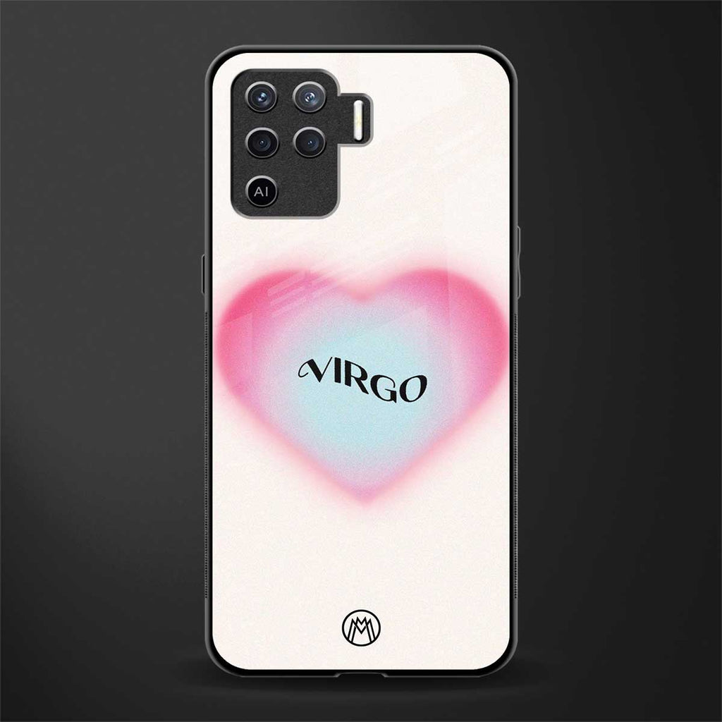 virgo minimalistic glass case for oppo f19 pro image