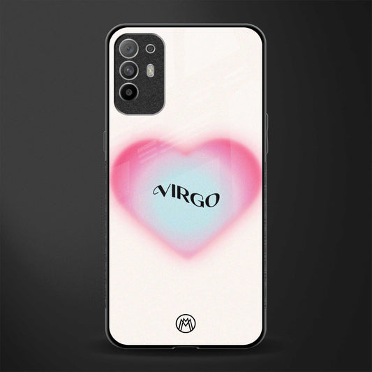 virgo minimalistic glass case for oppo f19 pro plus image