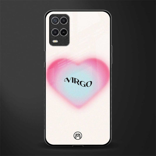 virgo minimalistic glass case for oppo a54 image