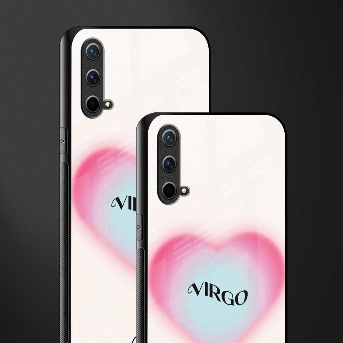 virgo minimalistic glass case for oneplus nord ce 5g image-2