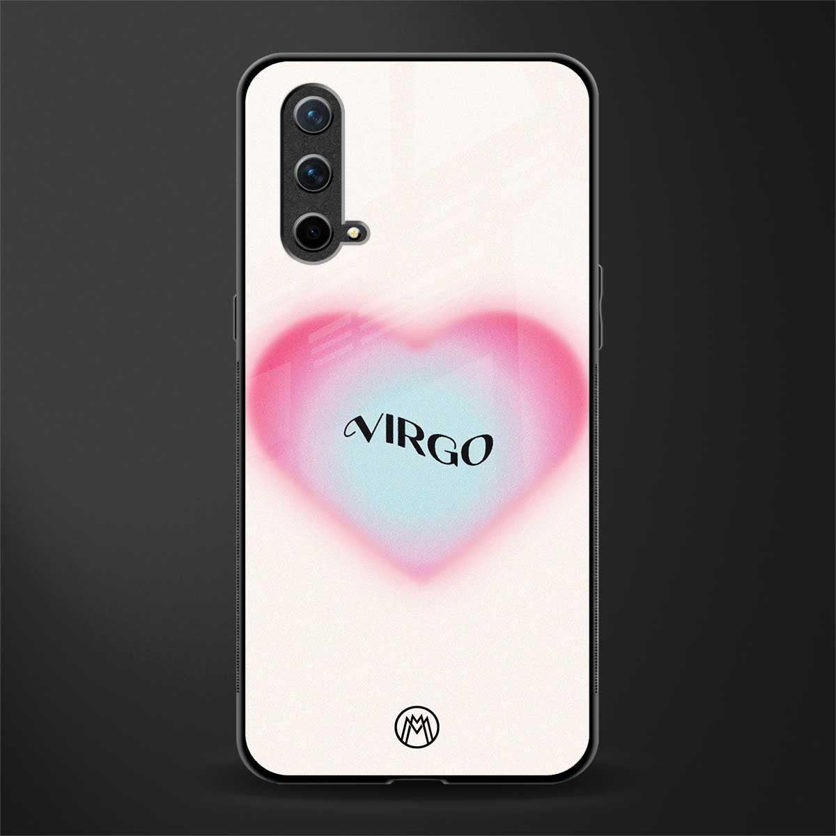 virgo minimalistic glass case for oneplus nord ce 5g image