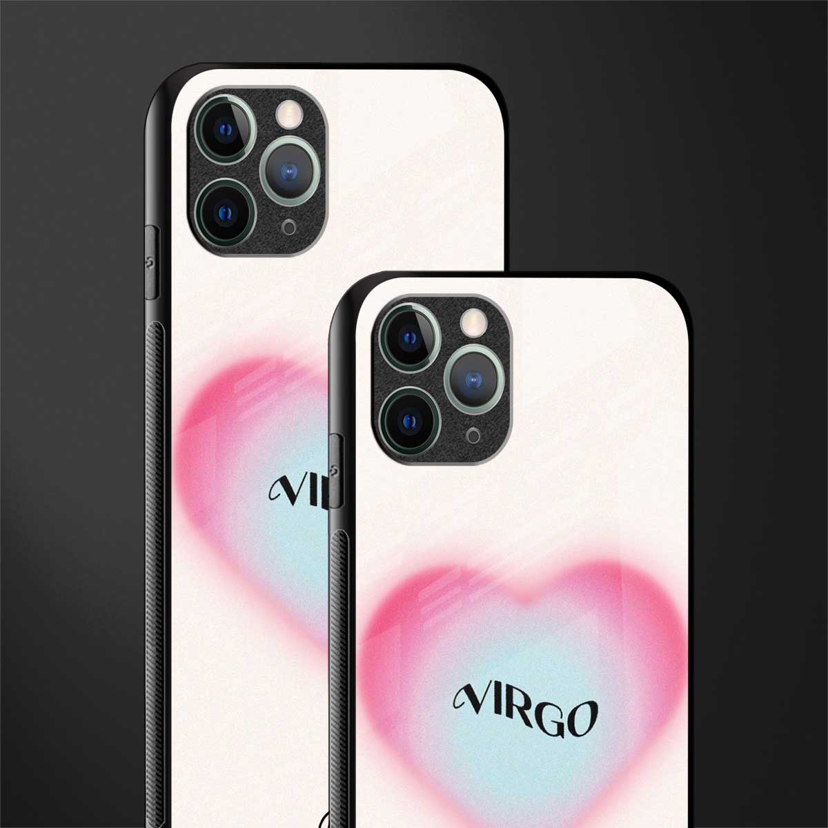 virgo minimalistic glass case for iphone 11 pro max image-2