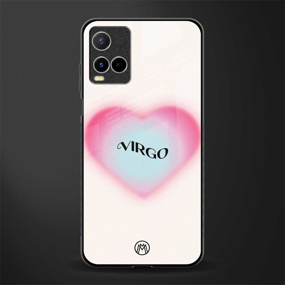 virgo minimalistic glass case for vivo y21a image