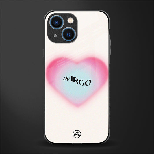 virgo minimalistic glass case for iphone 13 mini image