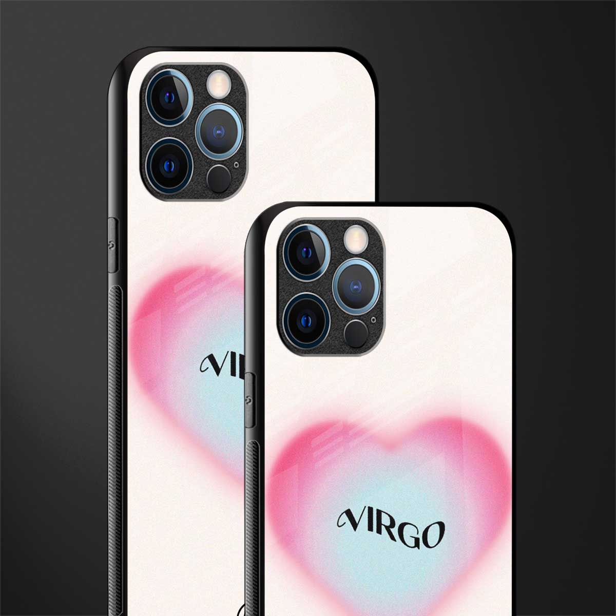 virgo minimalistic glass case for iphone 14 pro max image-2