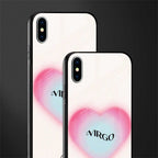 virgo minimalistic glass case for iphone xs max image-2