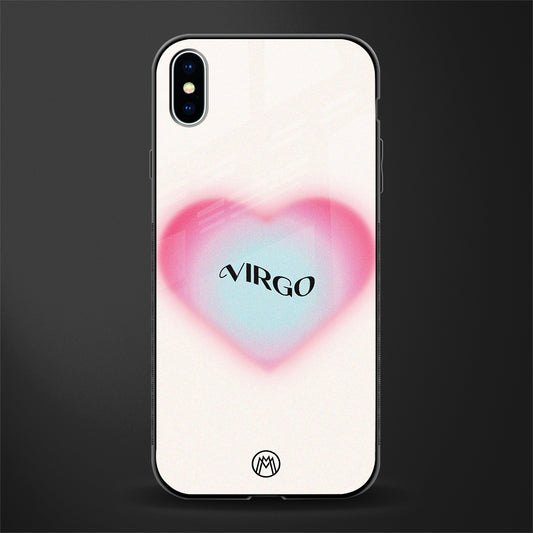virgo minimalistic glass case for iphone xs max image