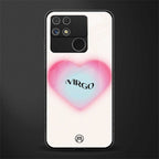 virgo minimalistic back phone cover | glass case for realme narzo 50a