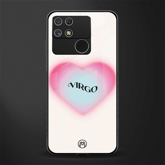 virgo minimalistic back phone cover | glass case for realme narzo 50a