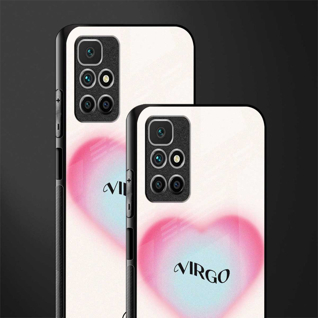 virgo minimalistic glass case for redmi 10 prime image-2