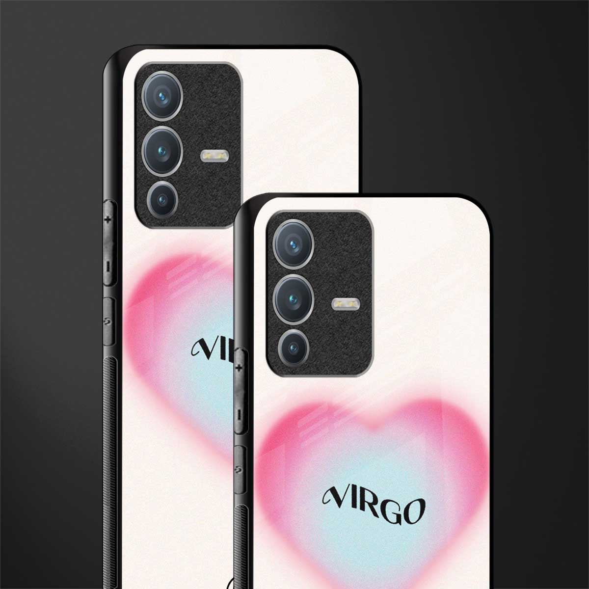 virgo minimalistic glass case for vivo v23 pro 5g image-2
