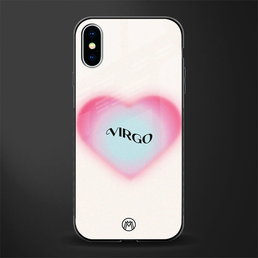 virgo minimalistic glass case for iphone xs image