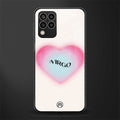 virgo minimalistic back phone cover | glass case for samsung galaxy m33 5g