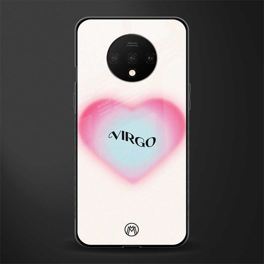 virgo minimalistic glass case for oneplus 7t image