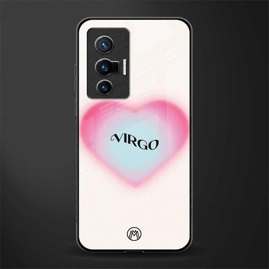 virgo minimalistic glass case for vivo x70 image
