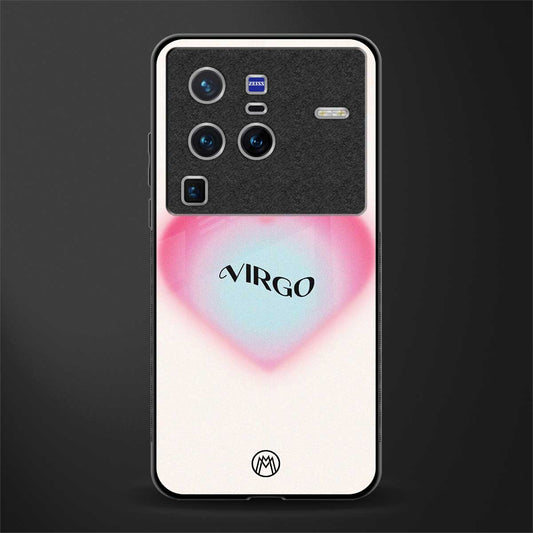 virgo minimalistic glass case for vivo x80 pro 5g image