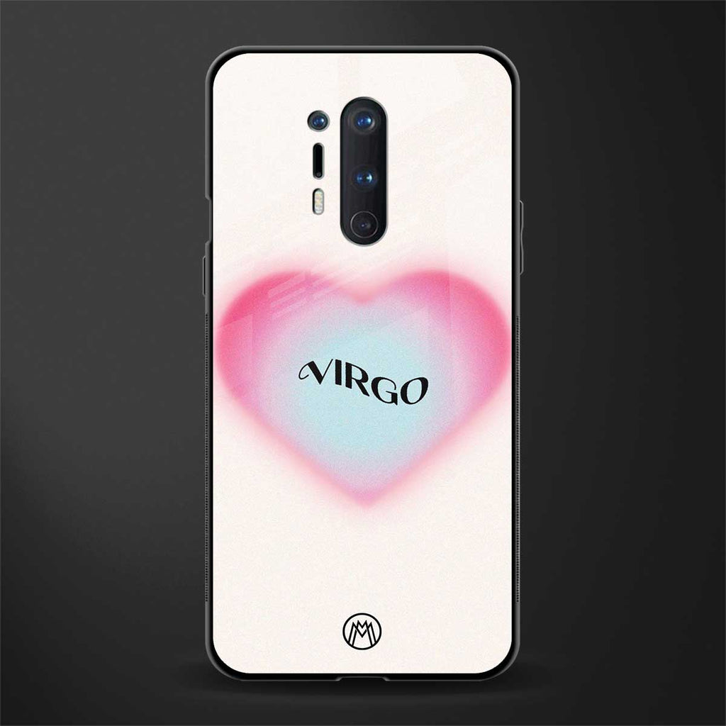 virgo minimalistic glass case for oneplus 8 pro image