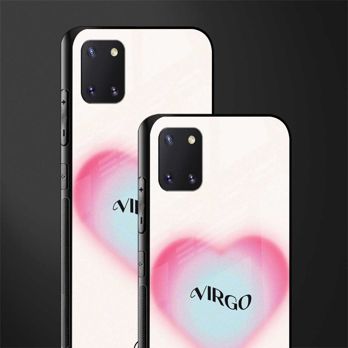 virgo minimalistic glass case for samsung galaxy note 10 lite image-2