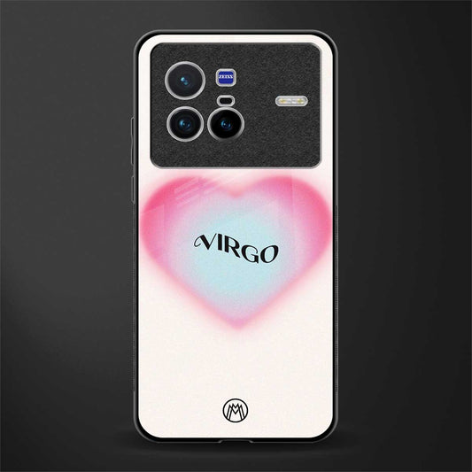 virgo minimalistic glass case for vivo x80 image