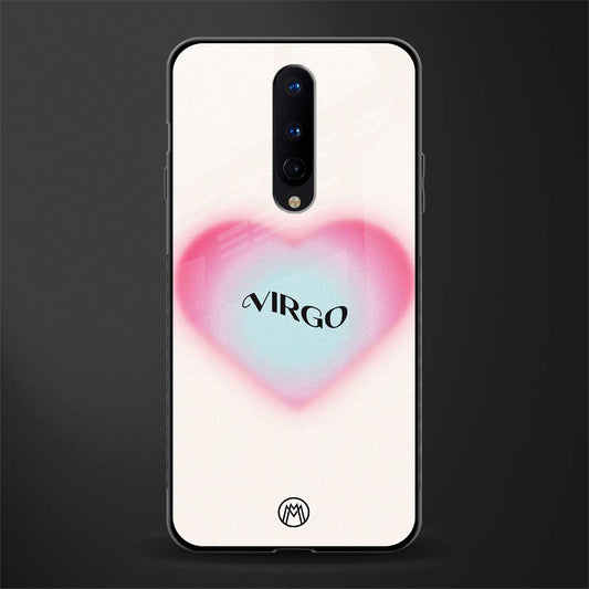 virgo minimalistic glass case for oneplus 8 image