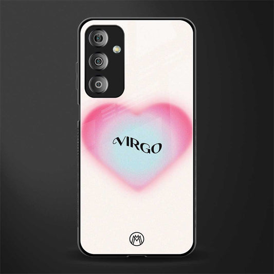 virgo minimalistic back phone cover | glass case for samsung galaxy f23 5g