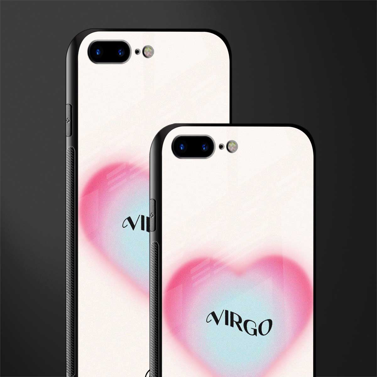 virgo minimalistic glass case for iphone 8 plus image-2