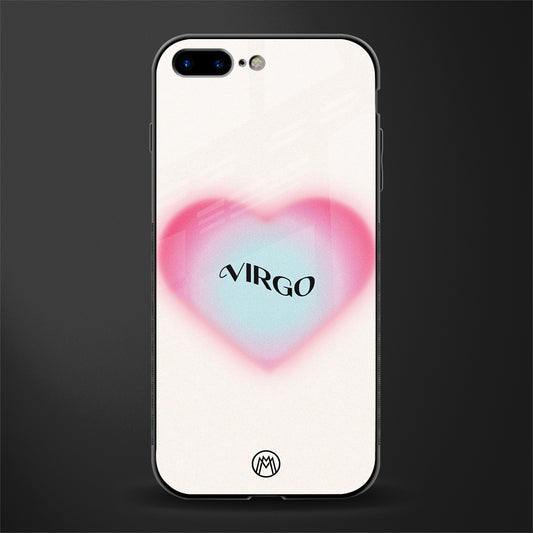 virgo minimalistic glass case for iphone 8 plus image