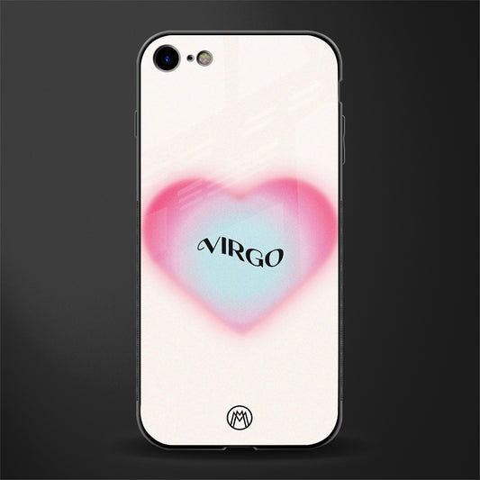 virgo minimalistic glass case for iphone 8 image