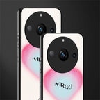 virgo minimalistic back phone cover | glass case for realme 11 pro 5g