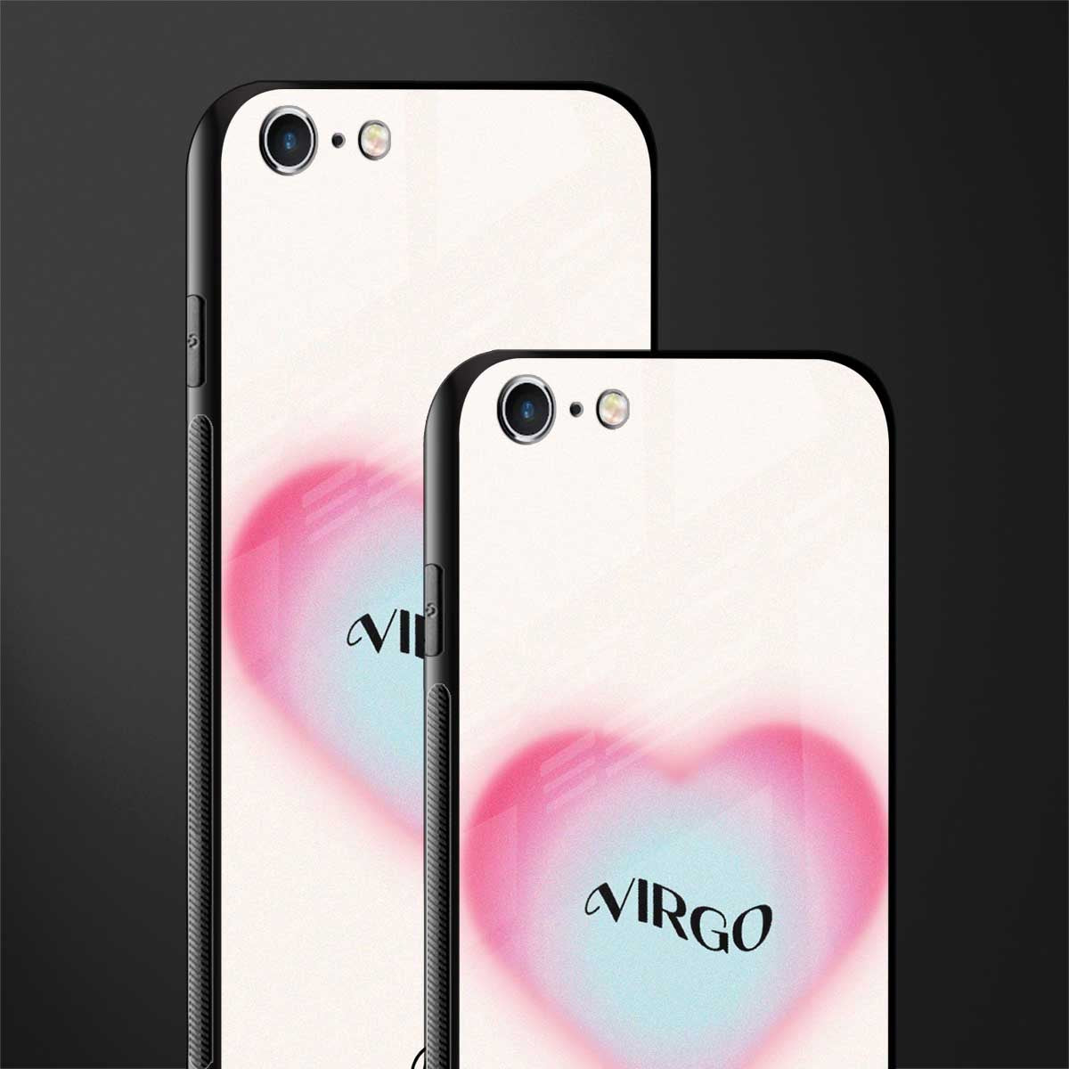 virgo minimalistic glass case for iphone 6s plus image-2