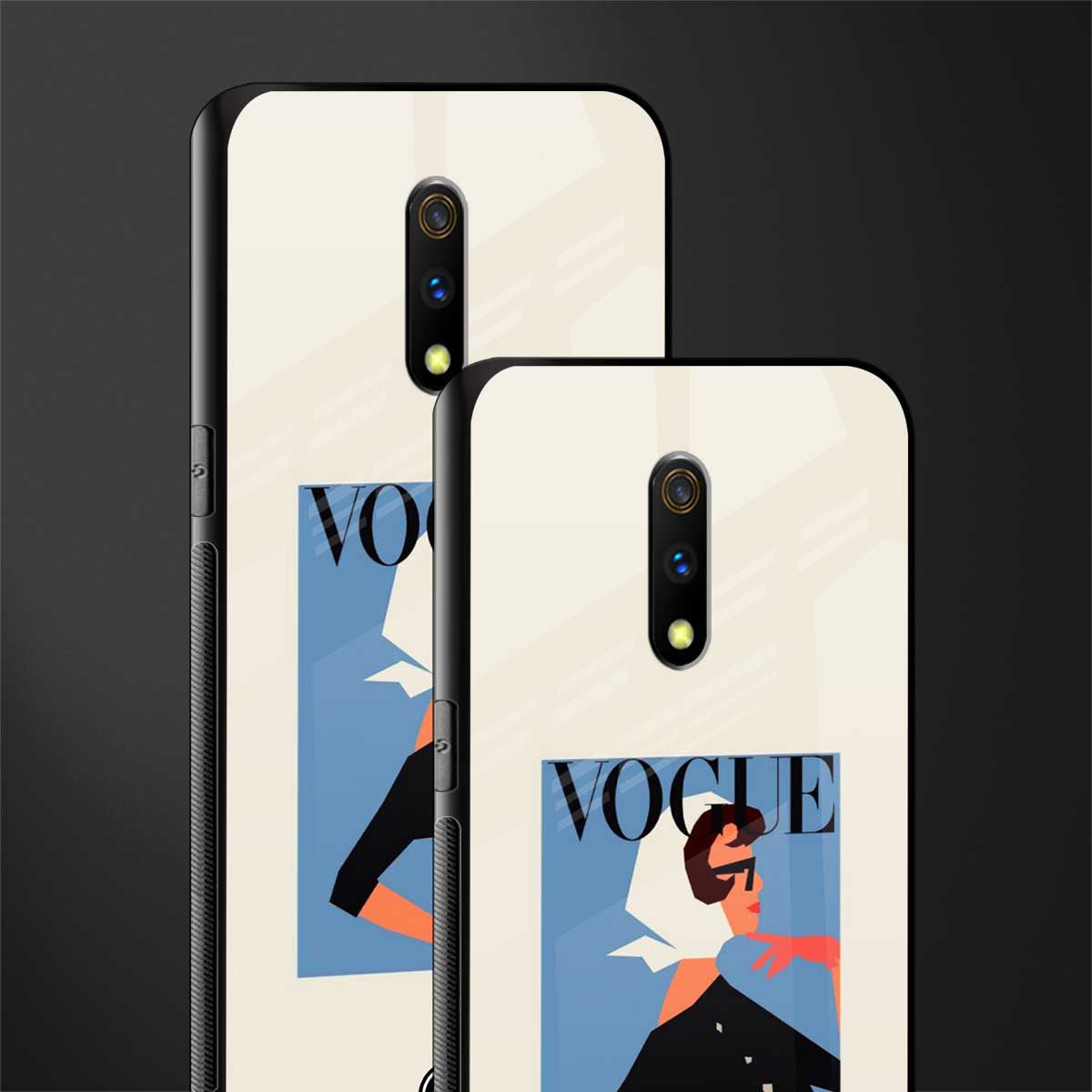 vogue lady glass case for oppo k3 image-2