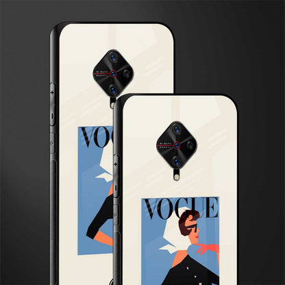 vogue lady glass case for vivo s1 pro image-2