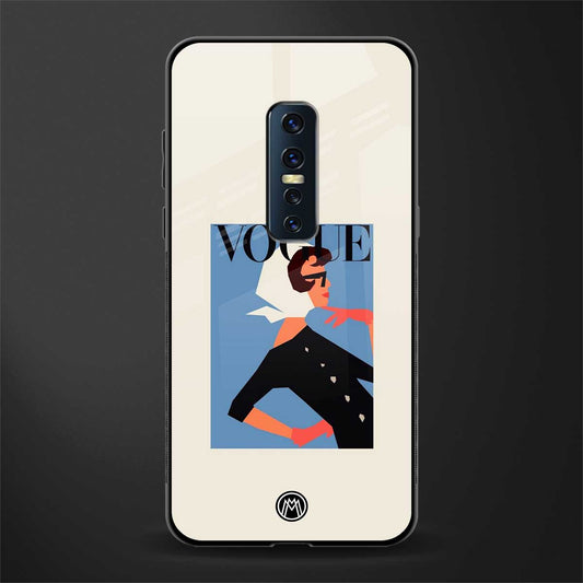 vogue lady glass case for vivo v17 pro image