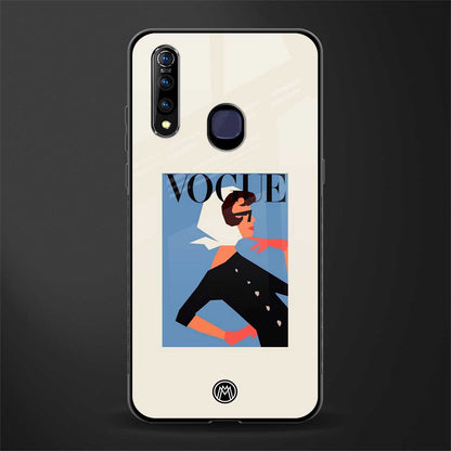 vogue lady glass case for vivo z1 pro image
