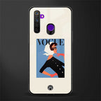 vogue lady glass case for realme narzo 10 image