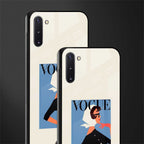 vogue lady glass case for samsung galaxy note 10 image-2