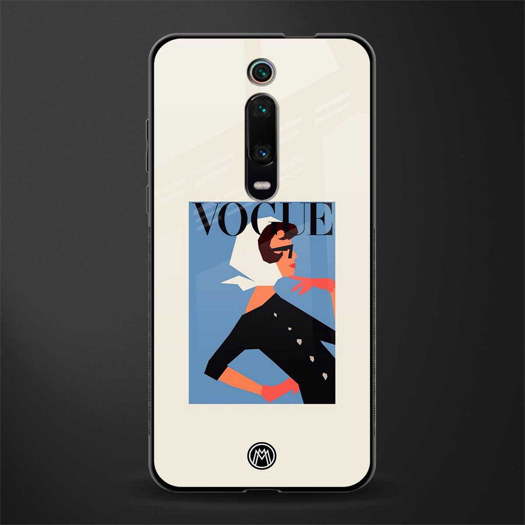 vogue lady glass case for redmi k20 pro image