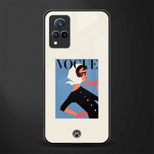 vogue lady glass case for vivo v21 5g image