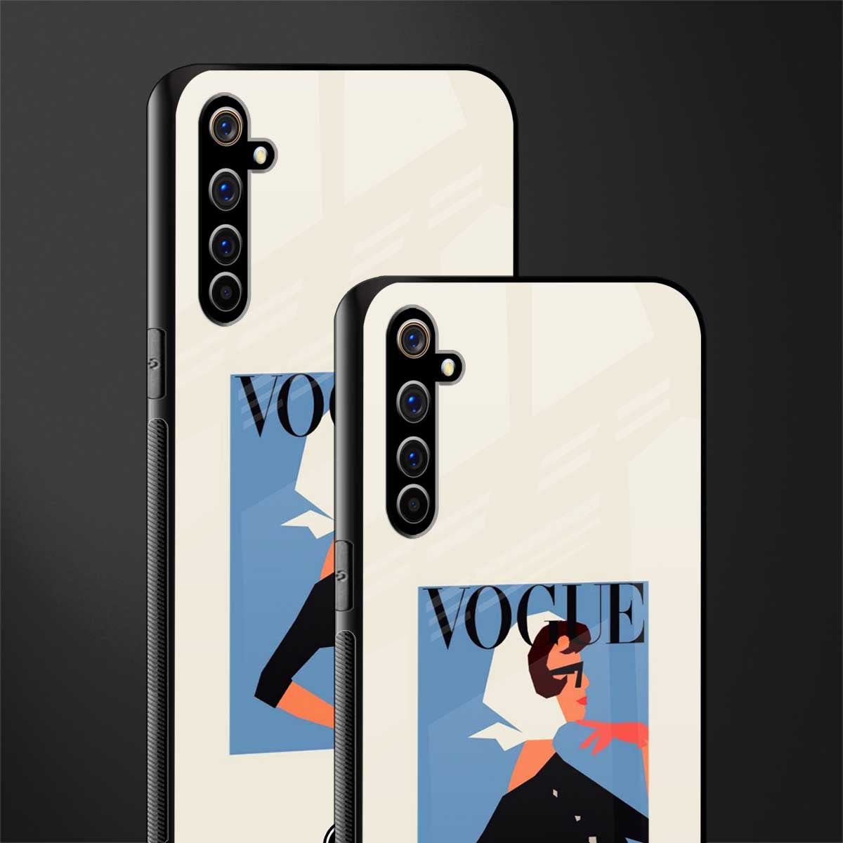 vogue lady glass case for realme x50 pro image-2