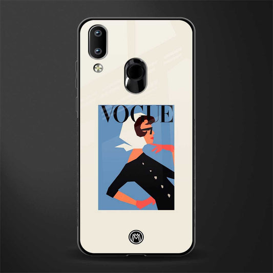 vogue lady glass case for vivo y93 image