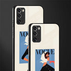 vogue lady glass case for samsung galaxy note 20 image-2