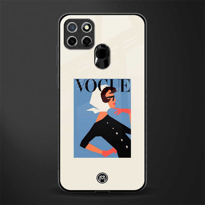 vogue lady glass case for realme narzo 30a image