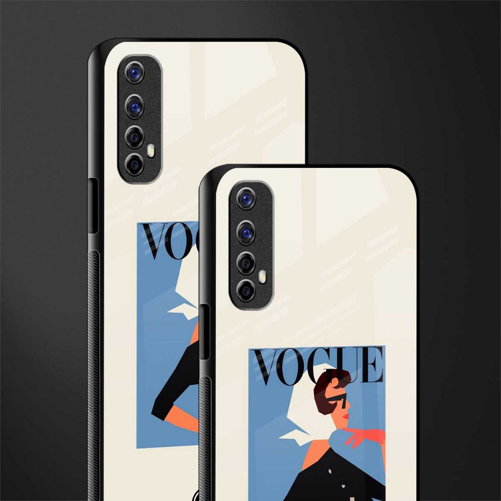 vogue lady glass case for realme narzo 20 pro image-2