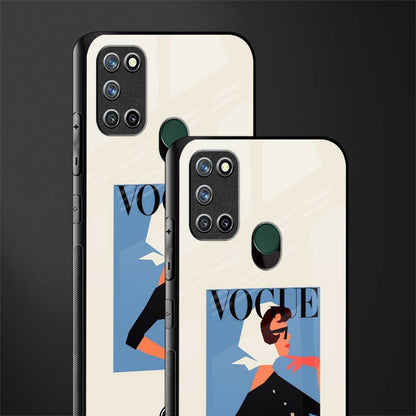 vogue lady glass case for realme 7i image-2