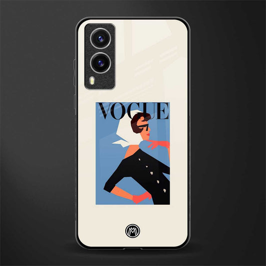 vogue lady glass case for vivo v21e 5g image