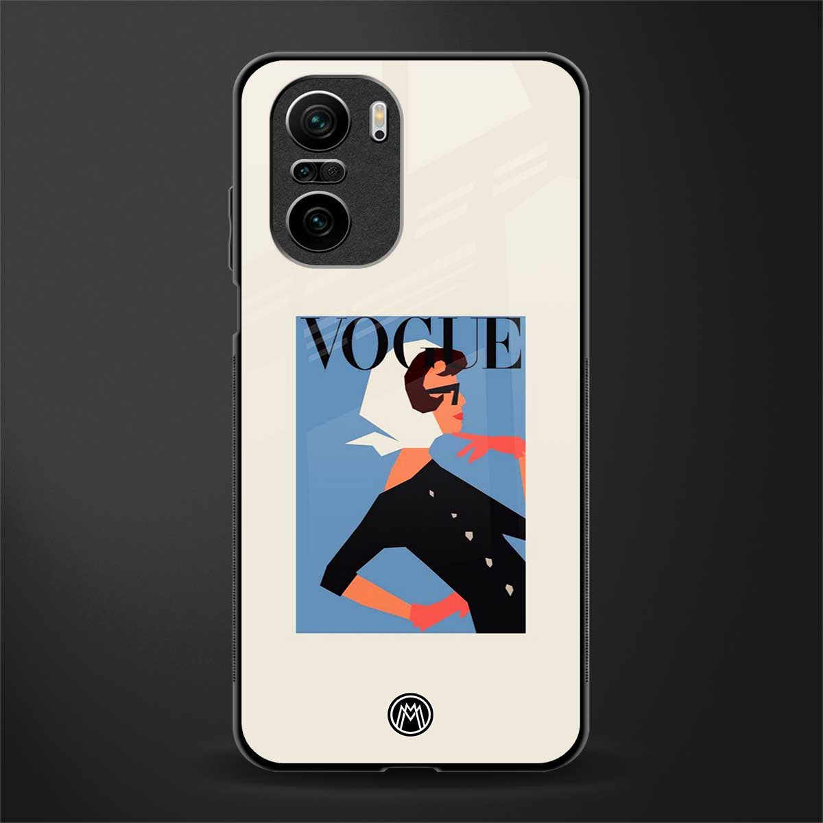 vogue lady glass case for mi 11x 5g image