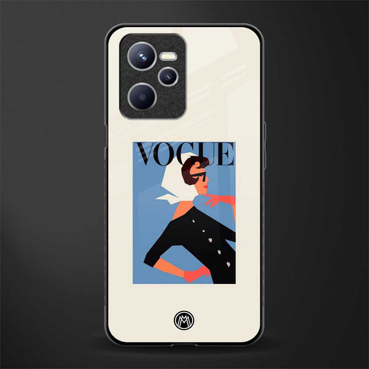 vogue lady glass case for realme c35 image