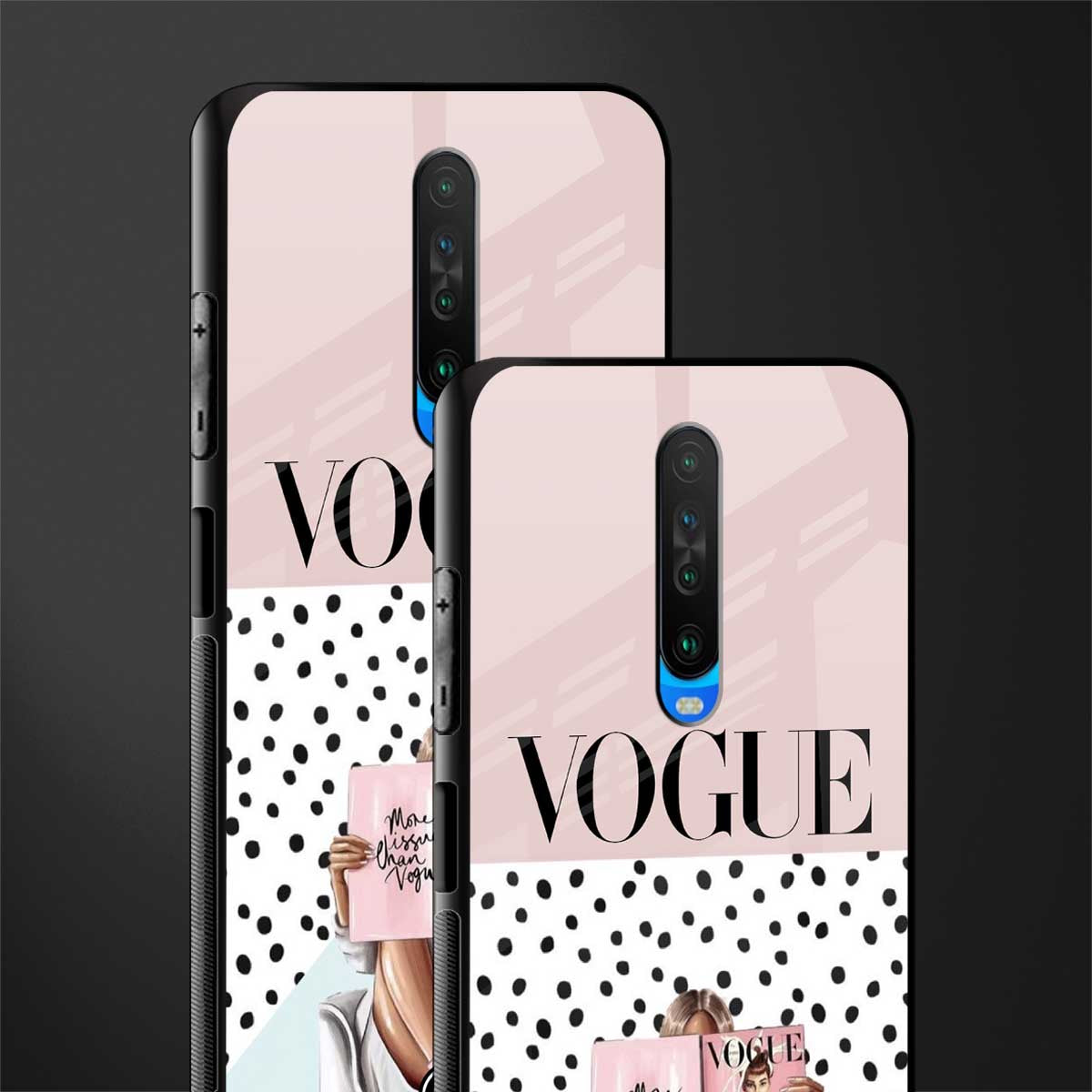 vogue queen glass case for poco x2 image-2